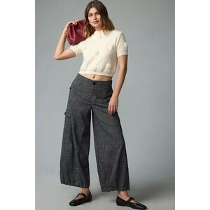 ANTHROPOLOGIE Tweed Parachute Pants